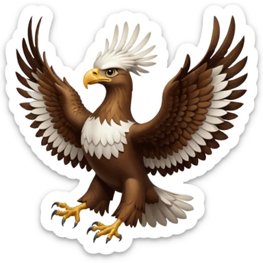 two-headed eagle sticker