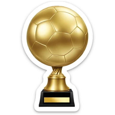 Ballon d’or trophy sticker