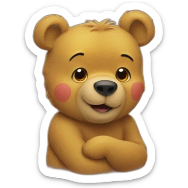 Pooh Bear sticker