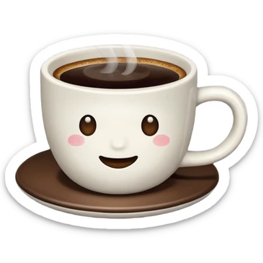 Una tazzina di caffè  sticker