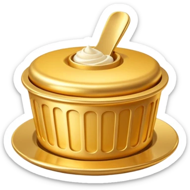 3D icon symbolizing gourmet taste and refined food experience, single object, modern and premium style, soft lighting, clean details, isolated, no background
 sticker