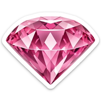 pink diamond simple sticker