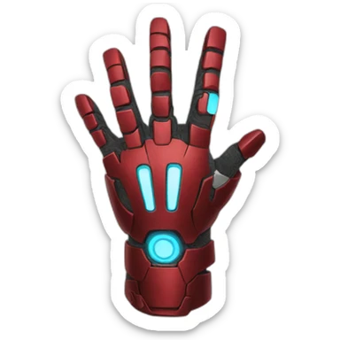 KIN Ironman HAND sticker