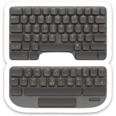 split ergo keyboard sticker
