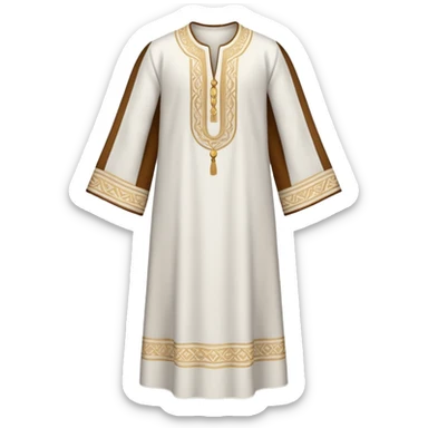 Thobe with no human just the dress sticker