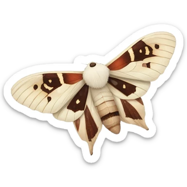 Cercopia moth sticker
