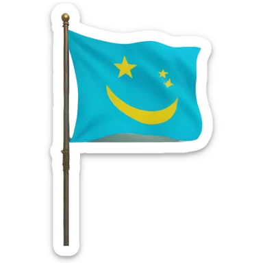 real Crimean tatar flag sticker