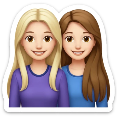 Ma meilleur amie et moi (femme) sticker