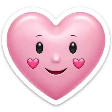  pastel pink heart Halloween sticker