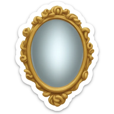 Mirror sticker