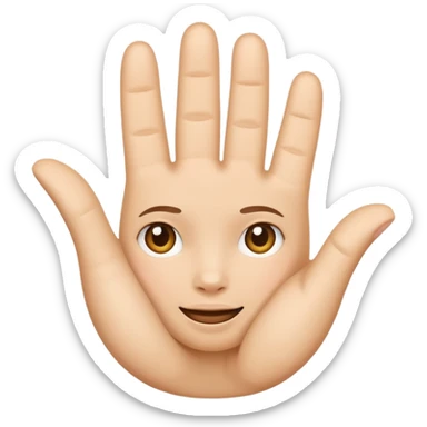 🤌generate cute version of this emoji sticker