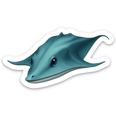 a stingray sticker
