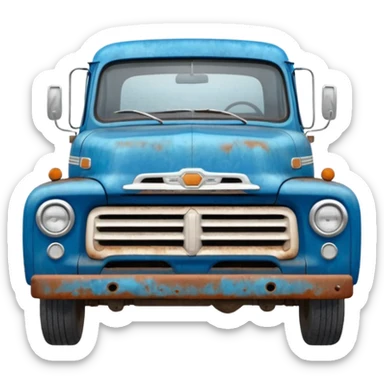 old pickup truck sticker