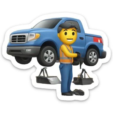 Roadside assistance  sticker