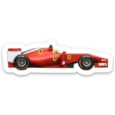 Ferrari f1 side view sticker