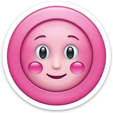 done symbol in pretty pink color that would reflect that a task has been done sticker