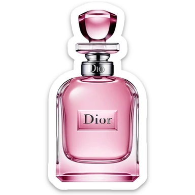 Pink Dior perfume  sticker