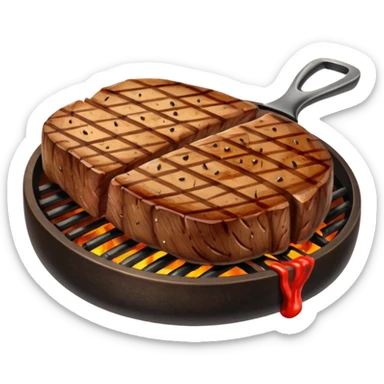 steak with grill marks sticker