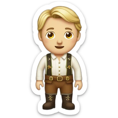 David Mitchell lederhosen sticker