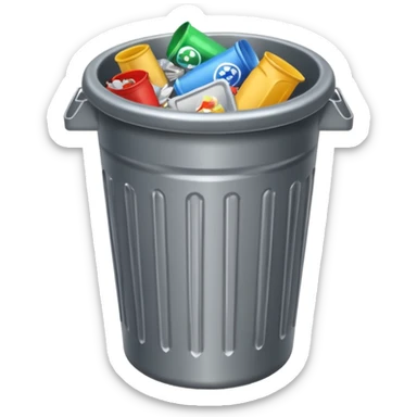 trash can sticker