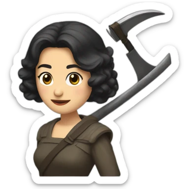 Isabel Díaz Ayuso scythe sticker
