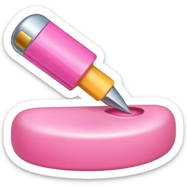 make a nail filing emoticon sticker