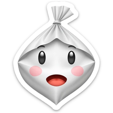 Barf Bag Emoji sticker
