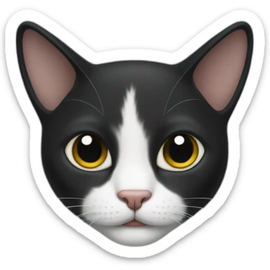 Gato negro sticker