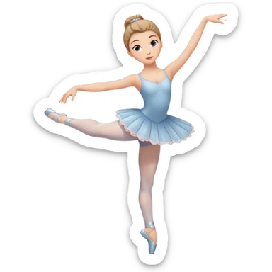 white girl Dancing Ballet sticker