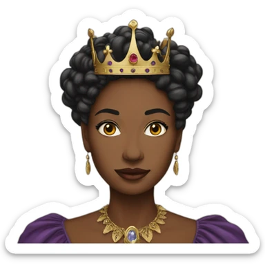 Black Queen Joanne sticker