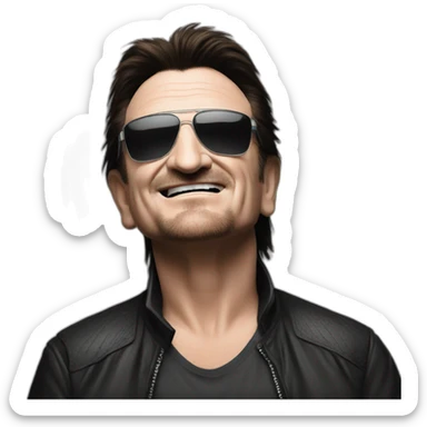 Bono u2 sticker