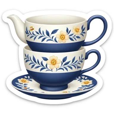 Tea Cups sticker