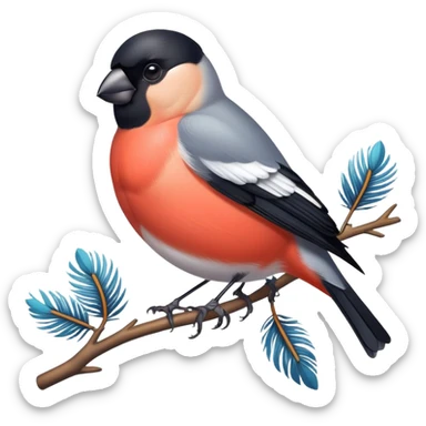 Bullfinch  sticker