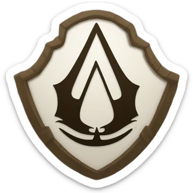 assassin’s creed crest logo ancient japan sticker