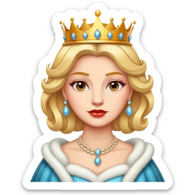 seorang ratu yang cantik dingin pintar mewah dan kejam sticker