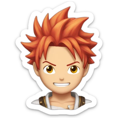 Natsu dragneel sticker