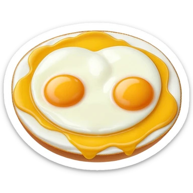 Sunny side Eggs sticker