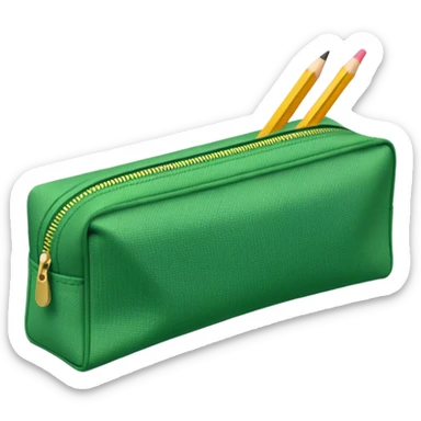 green Pencil Case sticker