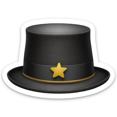 Orthodox jewish hat sticker