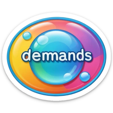 Create stickers with the words that demands attention, make them in a bubble-like shape, use any color palette that fits the best sticker