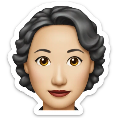 Joan Chen asian actress sticker