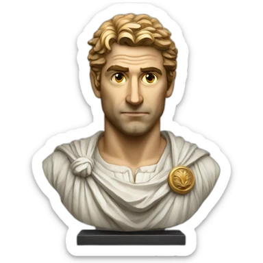 constantine bust sticker