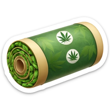 marijuana roll sticker