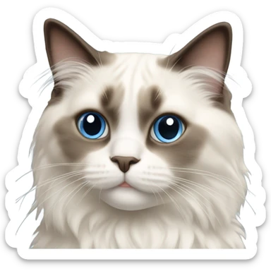 Ragdoll cat sticker