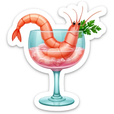 shrimp cocktail sticker