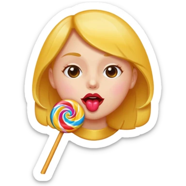 🫦+🍭 sticker