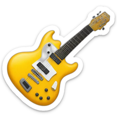 Pastilla de guitarra eléctrica p90 aislada sin absolutamente nada mas sticker
