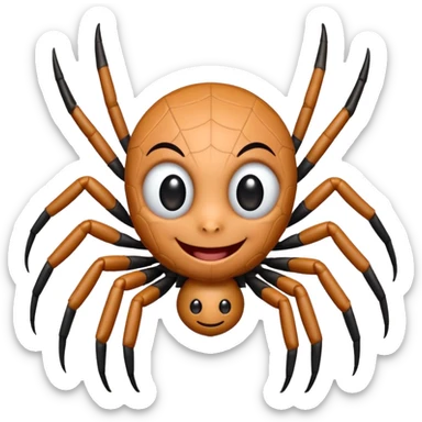 itsy bitsy spider Nursery Rhyme Character sticker