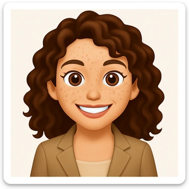 turn the second man in emoji style of the 1st image, match the facial features and match dressing style of the 2nd image, she is having open shoulders  sticker