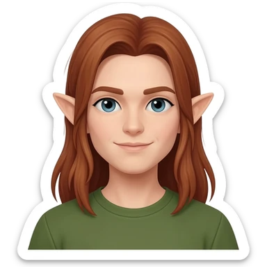 elfa castaña sticker